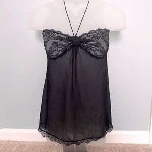 HARD TO FIND: Victoria’s Secret Black Sheer Nighty/Top